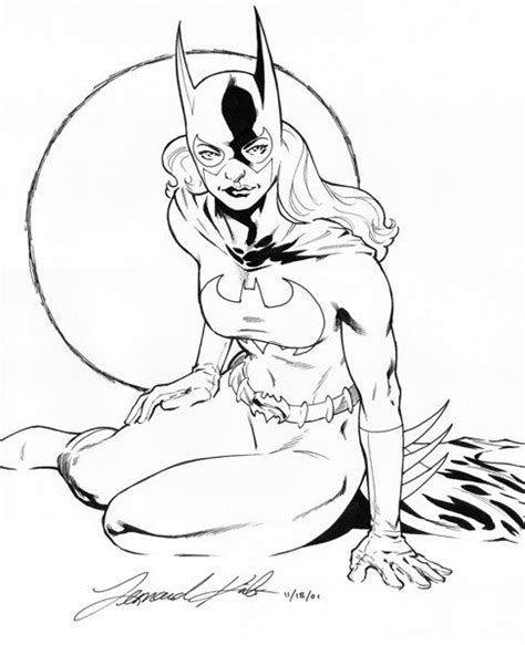 Batgirl Superheroes Coloring Nation