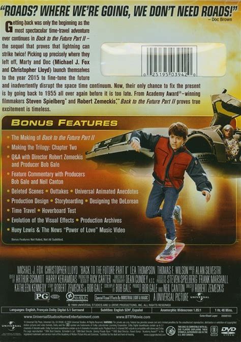 Back To The Future Part Ii Dvd 1989 Dvd Empire
