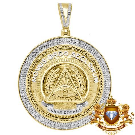 Real Diamond Masonic Annuit Coeptis Novus Ordo Illuminati Evil Eye