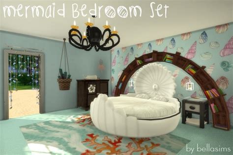 Mermaid Bedroom Set At Bellassims Sims 4 Updates