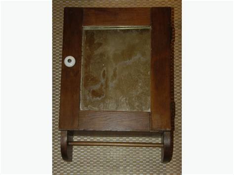 Maybe you would like to learn more about one of these? Antique Wood Medicine Cabinet with original mirror Sooke ...