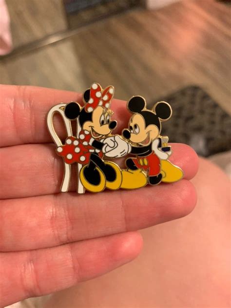 Disney Minnie And Mickey Pin On Mercari Mickey Minnie Pin