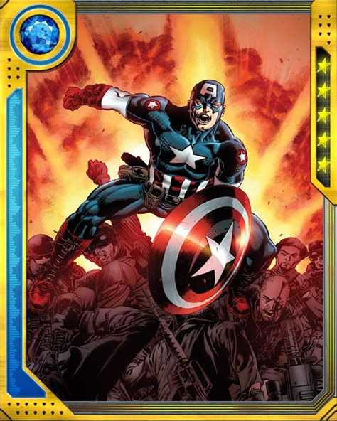 Super Soldier Captain America Marvel War Of Heroes