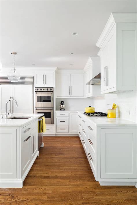 Contemporary Kitchen Cabinets White Viscon White Island Blue