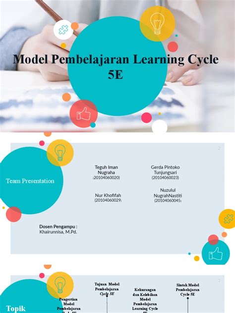 Kelompok 5 Model Pembelajaran Learning Cycle 5e Pdf