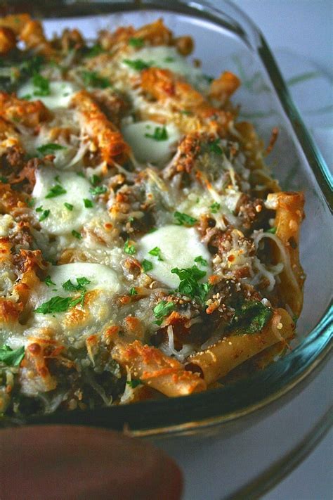 Oregon Transplant Lasagna Style Baked Ziti Casserole Recipes Pasta