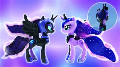 Princess Luna And Nightmare Moon Transformation Split My Little Pony