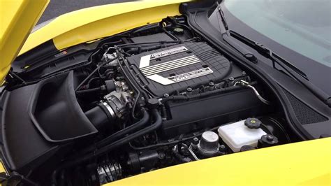2015 Chevrolet Corvette C7 Z06 Lt4 Supercharged Engine View Youtube