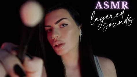 Asmr Gently Brushing Your Face Until You Fall Asleep Layered Sounds And Personal Attention Youtube