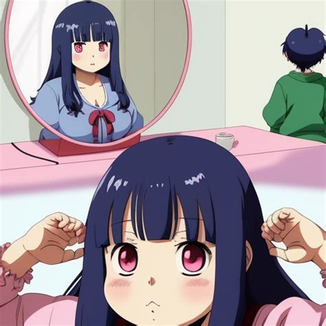 Ai Art Generator From Text An Anime Girl Wakes Up In A Fat Slobs Body