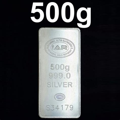 500g Fine Silver Bar Low Reserve Price Catawiki