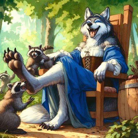 Ticklish Anthro Wolf By Tool04 On Deviantart
