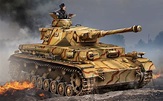 Download wallpapers Panzer IV, German battle tank, WWII, armored ...