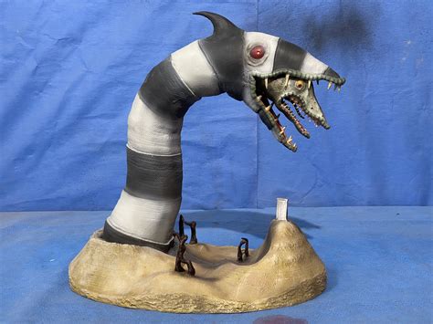 3d Printed Beetlejuice Sandworm Made With Fusion3 F410・cults