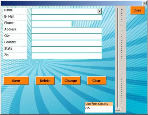 Excel Vba Userform Examples Free Download Lanetajade