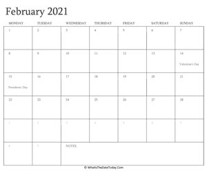 Floating calendar weeks are able to be reserved from a range of weeks during the year, so we recommend reserving your timeshare week well in advance to give yourself the best chance to book the week you want, based on availability. Fillable February Calendar 2021 | Whatisthedatetoday.Com