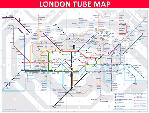 London Tube Map London Underground Map London Underground Tube Map