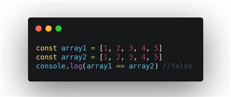 Simplest Way To Compare Two Numbers Array In Js Dev Community