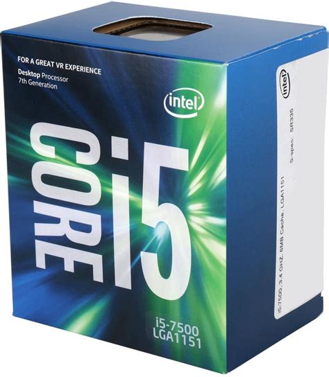 Процессор Intel Core I5 7500 Lga1151 34ghz Box Bx80677i57500