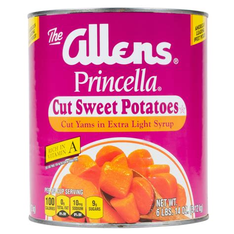 Cut Sweet Potatoes In Light Syrup 10 Can Cut Yams