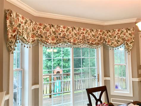Bay Window Marcelle Valance Not Just Curtains Window Treatments