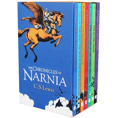 The Chronicles Of Narnia 7 Book Box Set By Cs Lewis Box Set Books