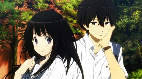 Houtarou Oreki And Eru Chitanda Hyouka Nghệ Thuật Anime Anime Hình ảnh