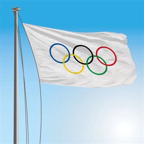 Olympic Flag Stock Editorial Photo © Antonsokolov 1205912