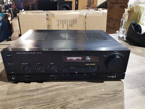 technics su x101 integrated stereo amplifier black phono ebay