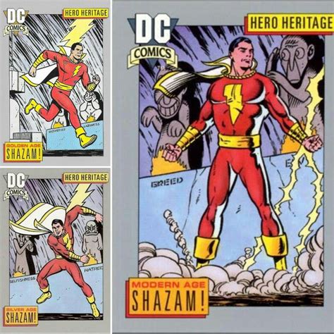 Dcs Cosmic Cards Shazam Captain Marvel Shazam Captain Marvel Shazam