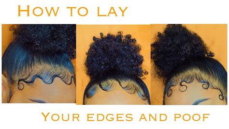 Edges And Bun Tutorial How To Style Your Edges 3 Different Ways Trends