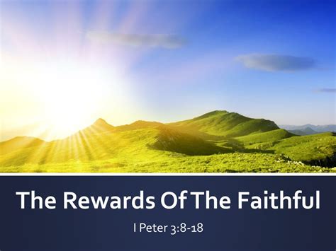 Ppt The Rewards Of The Faithful Powerpoint Presentation Free