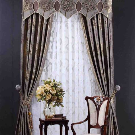 Living Room Curtains With Valance Decor Ideas