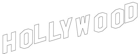 Hollywood Sign Png Clipart Background Png Play