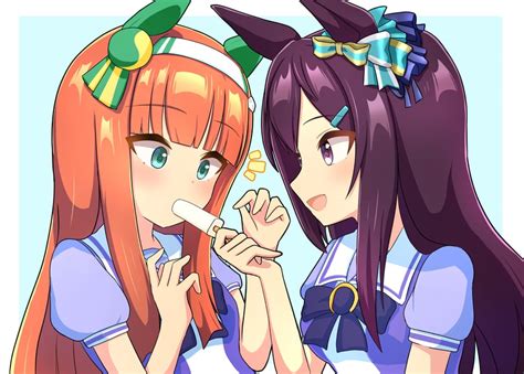 Silence Suzuka And Mejiro Dober Umamusume Drawn By Whitelily Bread