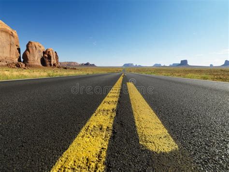 Open Desert Road Stock Photo Image Of Empty Travel 4487400