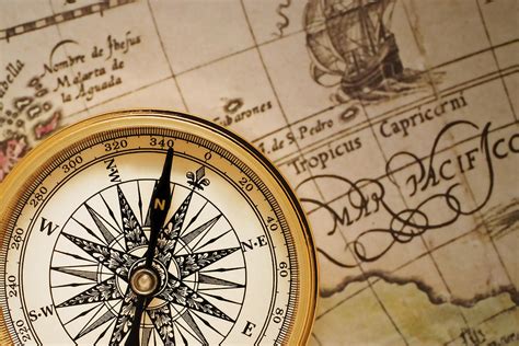 Compass And Antique Map Photograph By Douglas Pulsipher Fine Art America