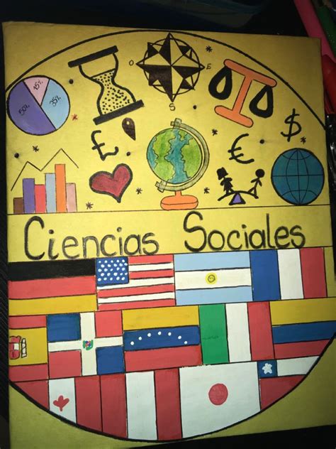 Portada De Cuaderno Sociales Caratulas De Estudios Sociales Dibujos