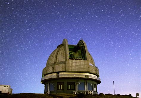 188 Cm Reflector Telescope Dome Beneath A Full Sky Of Stars Naoj