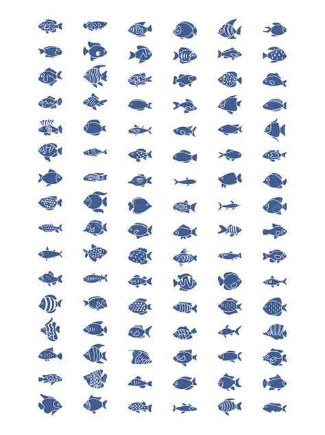 Gambar 96 Ikon Ikan Vektor Vektor Ikon Ikan Png Dan Vektor Dengan