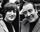John Lennon and his father, Alfred Lennon Foto Beatles, Beatles Rare ...