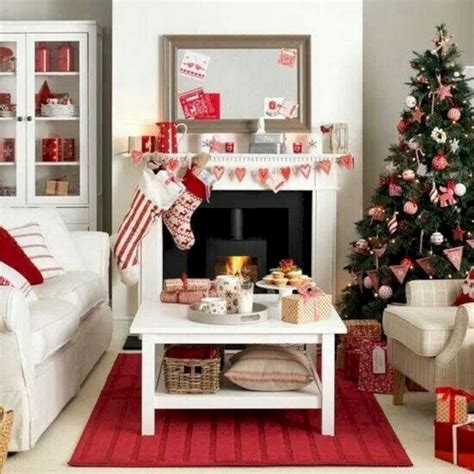 40 Gorgeous Red White Living Rooms Ideas