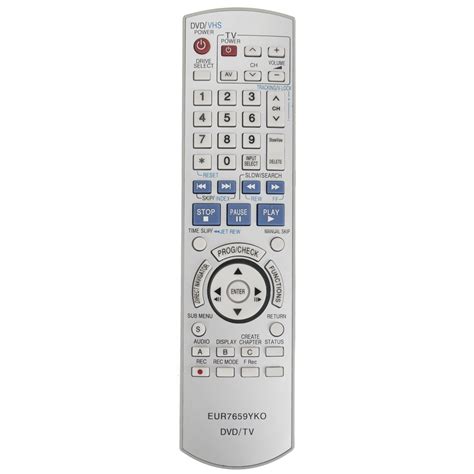 New Eur7659yko Replaced Remote Control Fit For Panasonic Dvd Recorder