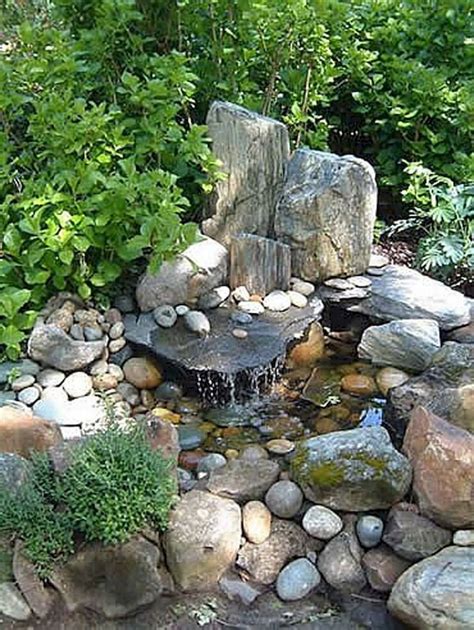 Lovely Backyard Waterfall And Pond Landscaping Ideas Page Of