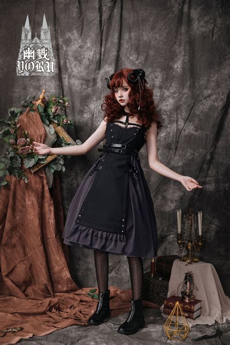 Yoru The Junior Witch Gothic Lolita Jumper Dress Gothic Lolita