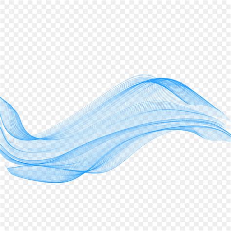 Blue Waves Clipart Transparent PNG Hd Abstract Wave Blue Abstract