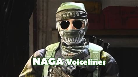Call Of Duty Warzone Operator Naga Voicelines Youtube