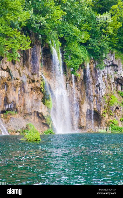 Waterfalls Plitvicka Jezera Plitvice Lakes National Park Lika Senj