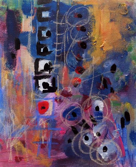 Original Abstract Painting Acrylic Mixed Media By Annie Gagné
