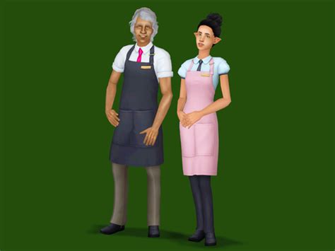 Uniform And Special Clothing Clothes For Women Waitress Outfit Sims